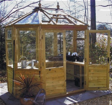 Malvern Suntop Octagonal Greenhouse 90