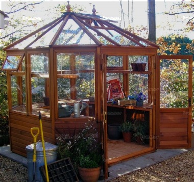 Malvern Suntop Octagonal Greenhouse 91