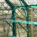 GREENHOUSES - Aluminium high level shelving coloured finish