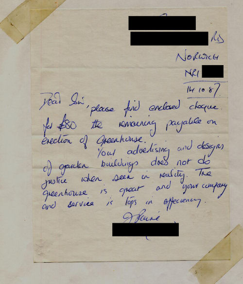Customer Letter