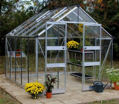 Eden Blockley Greenhouse - Silver