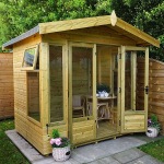 Apex Summerhouse 70 - Low Level Glazing, Double Door