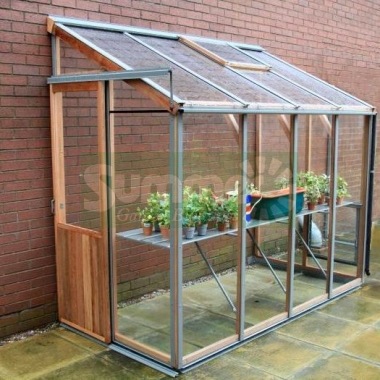 Alton Evolution Four-LT Lean To - Hybrid Cedar Greenhouse