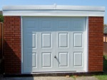 Brick Pent Concrete Garage 360 - PVCu Window and Fascias Brick Pent Concrete Garage 360 - PVCu Window and Fascias