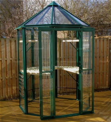 Robinsons Renaissance 6 x 6 Greenhouse - Powder Coated Robinsons Renaissance 6 x 6 Greenhouse - Powder Coated