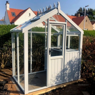 Pressure Treated Greenhouse 516 - Toughened Glass, Fitted Free Pressure Treated Greenhouse 516 - Toughened Glass, Fitted Free