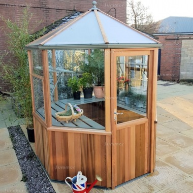 Alton Evolution Octagonal 6x6 - Hybrid Cedar Greenhouse